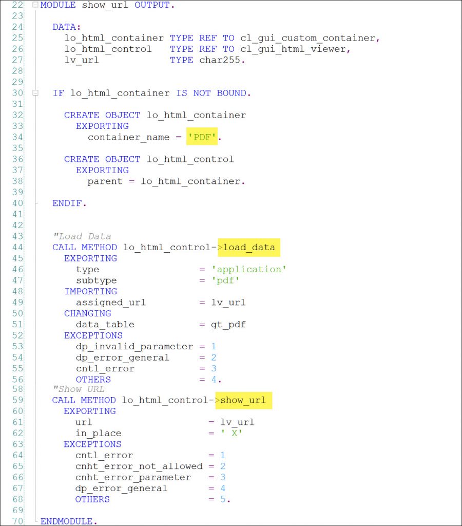 How to Display URL/PDF from AL11